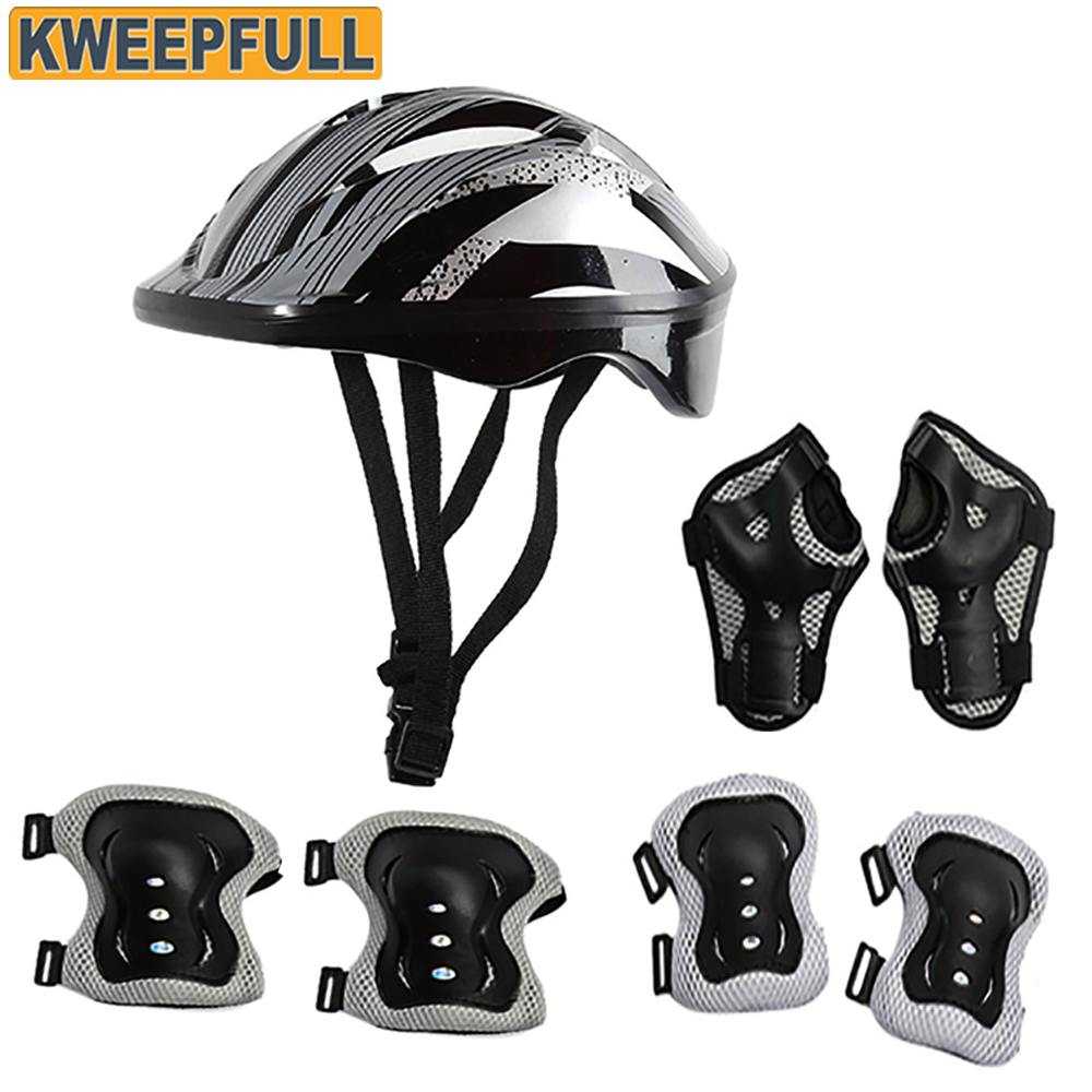 Youth Cycling Gear - Ensemble d'équipement de protection de casque
