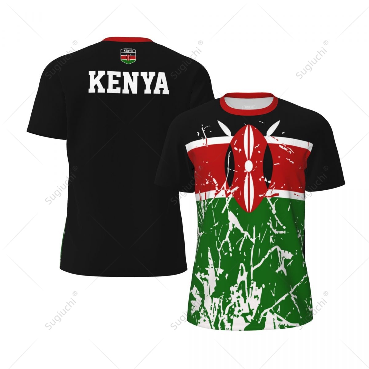 Cycling Gear Kenya - T-shirt de sport en maille pour