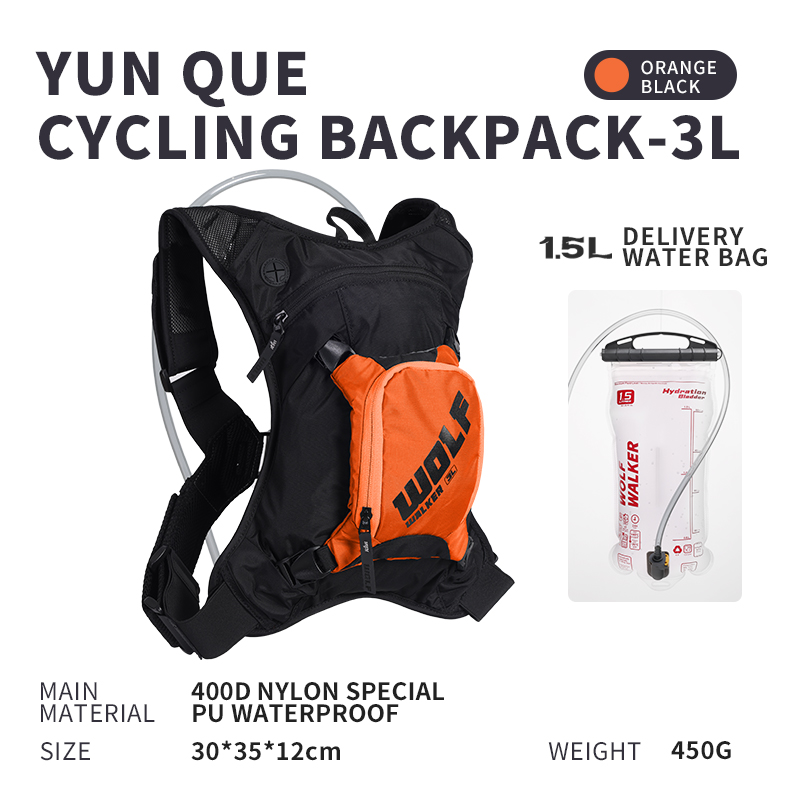 Cycling Backpack - WOLFWALKE skylark sac à dos de