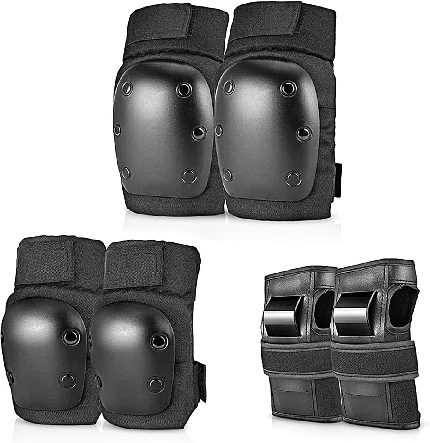 Youth Cycling Gear - Genouillères, coudières, protège-poignets pour adultes et
