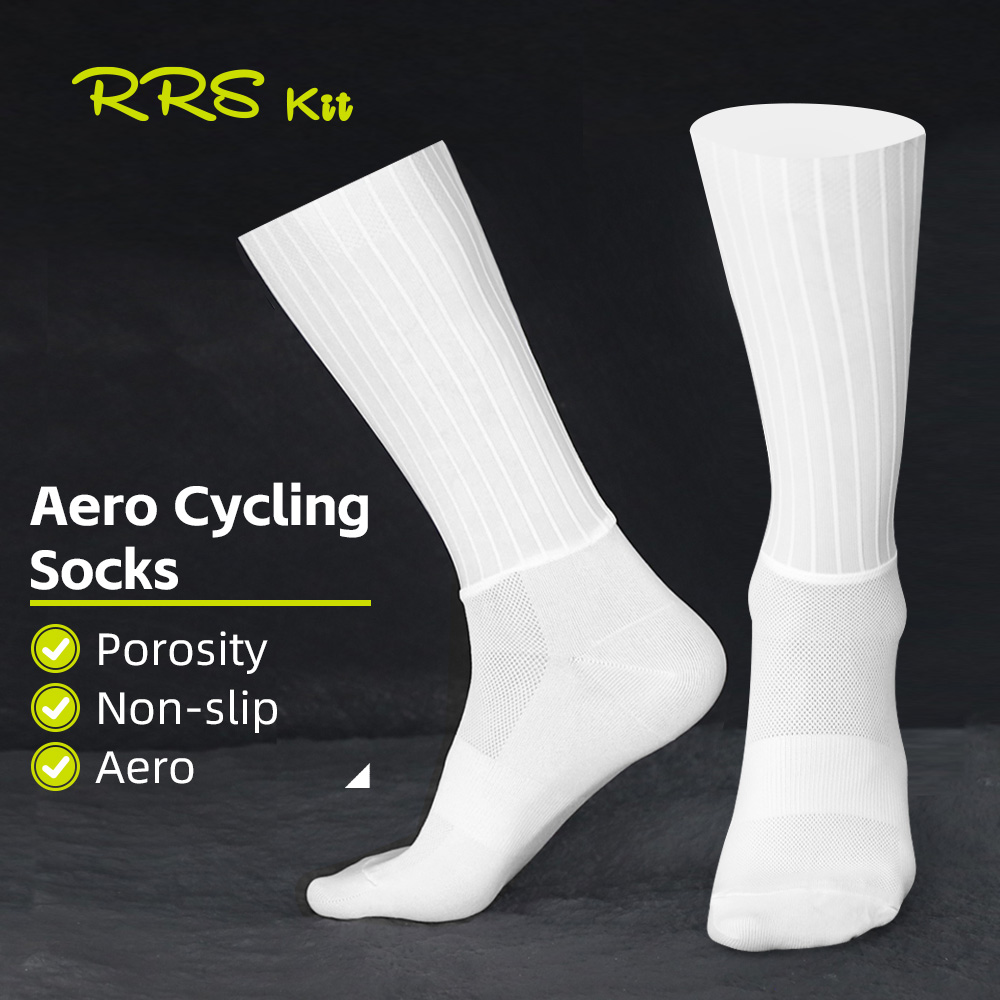 Cycling Gear Men - Rrskit Chaussettes aérodynamiques d'été pour cyclisme,