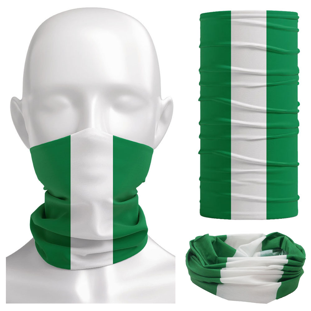 Cycling Gear Men - Bandana drapeau du Nigeria pour femmes,