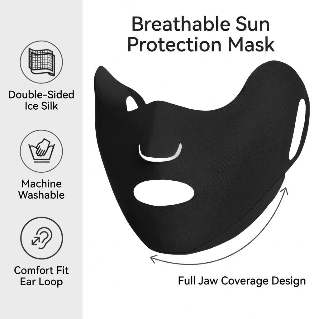 Masque facial anti-UV respiran - Cycling Gear Women avis et prix