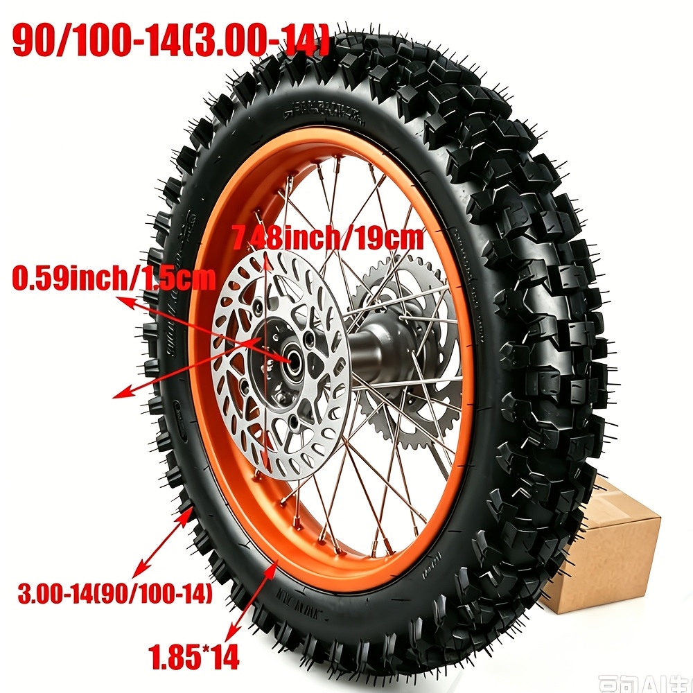Ensemble de roue arrière 14 po - Road Bike Tire avis et prix