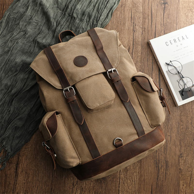 Sac en toile rétro pour hommes - Cycling Backpack avis et prix