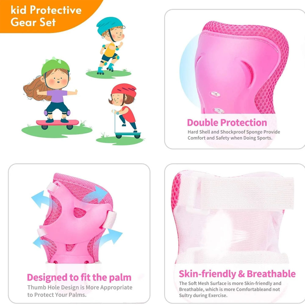 Ensemble de 6 protections pour - Youth Cycling Gear avis et prix