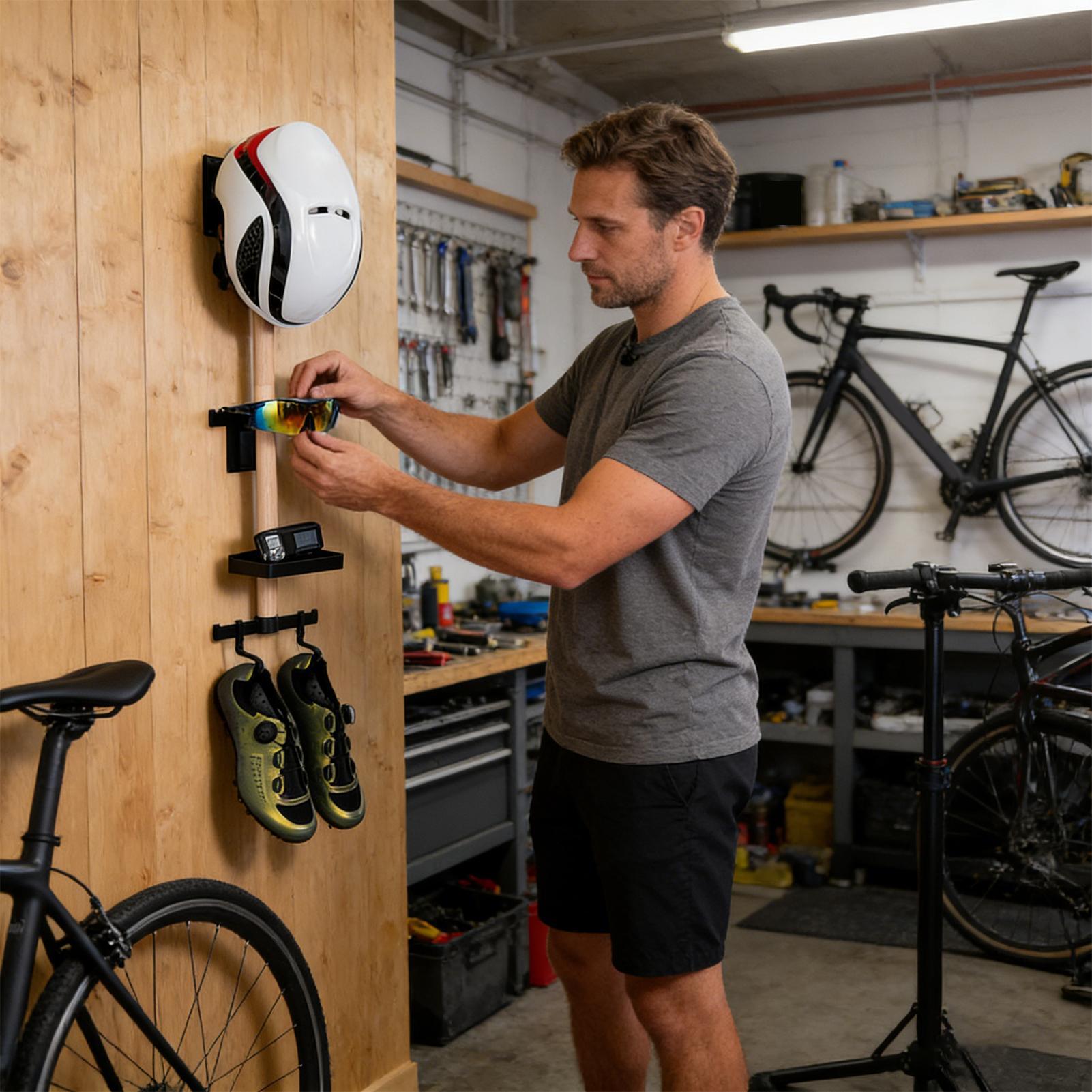 Support mural vertical pour éq - Cycling Gear Wall Organizer avis et prix